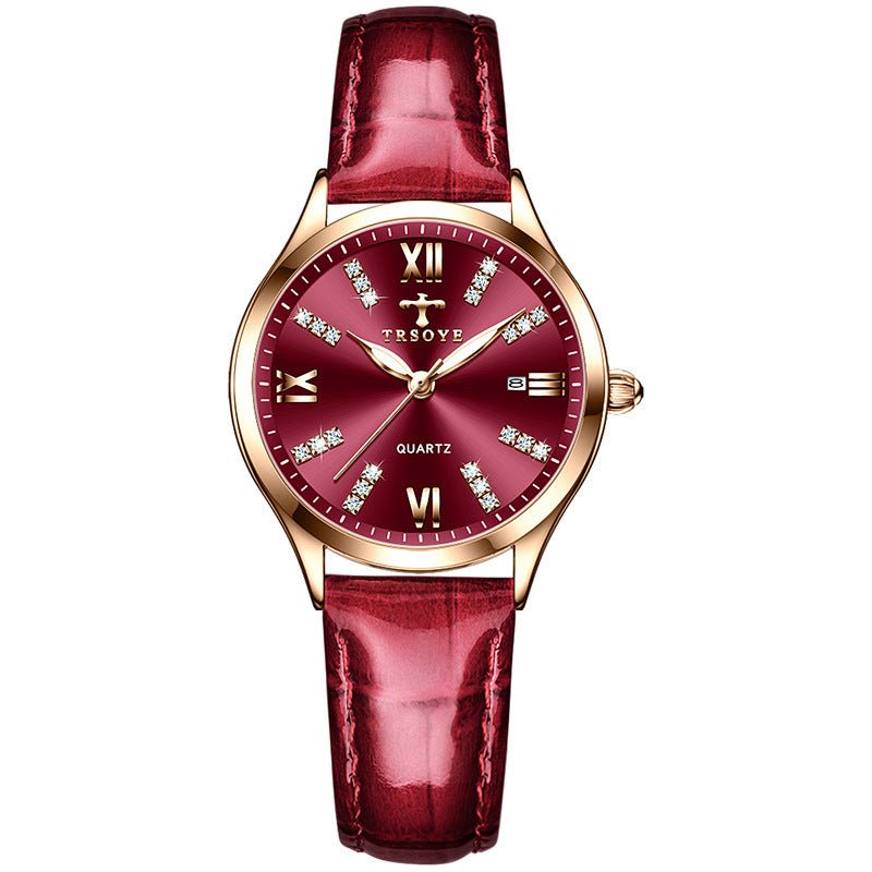 Automatic Delicate Small Dial Waterproof Quartz Watch - AmiraMart