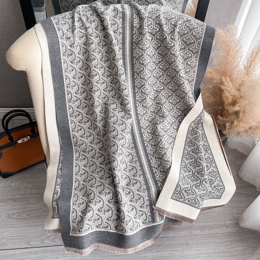 Autumn And Winter Artificial Cashmere Scarf - AmiraMart
