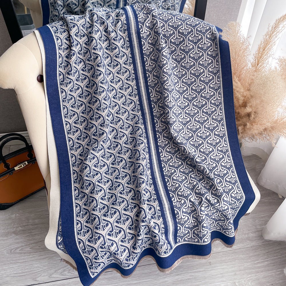 Autumn And Winter Artificial Cashmere Scarf - AmiraMart