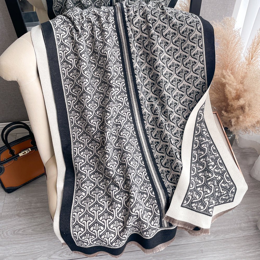 Autumn And Winter Artificial Cashmere Scarf - AmiraMart