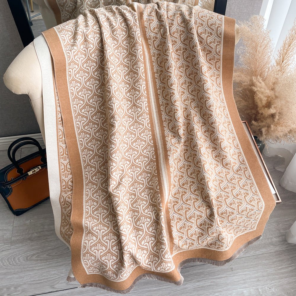 Autumn And Winter Artificial Cashmere Scarf - AmiraMart