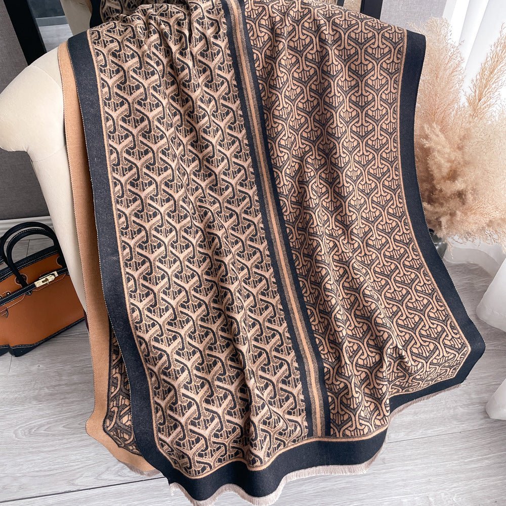 Autumn And Winter Artificial Cashmere Scarf - AmiraMart