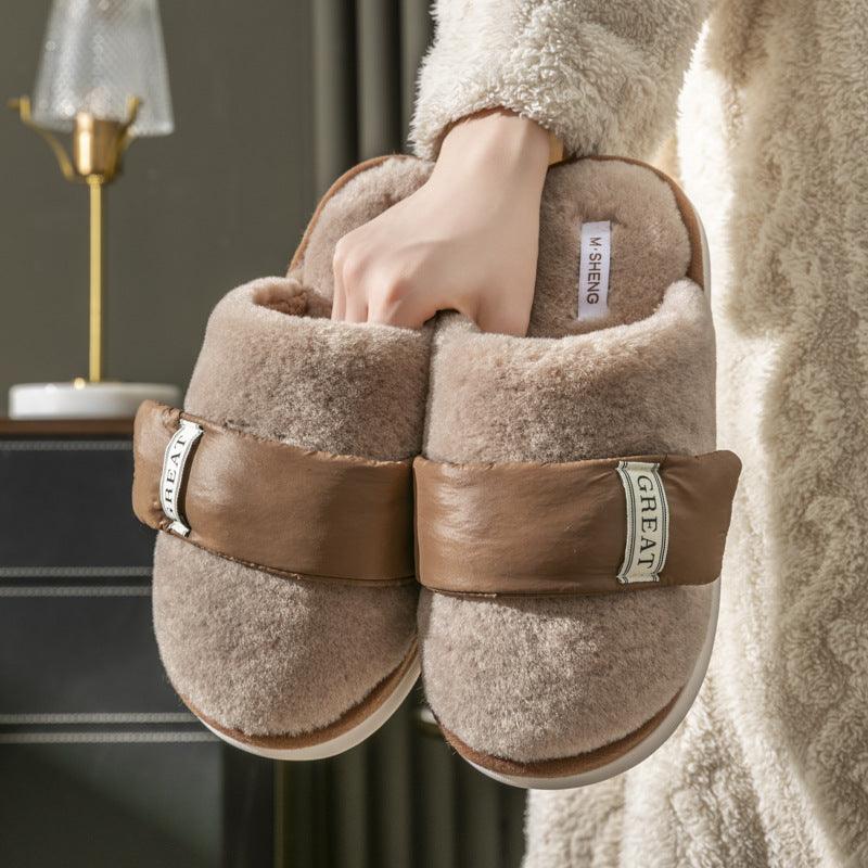 Autumn And Winter Indoor Home Slippers - AmiraMart