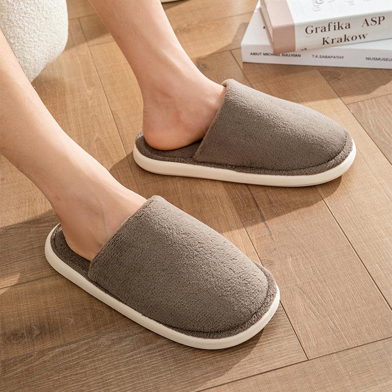 Autumn And Winter Warm Plush House Shoes - AmiraMart