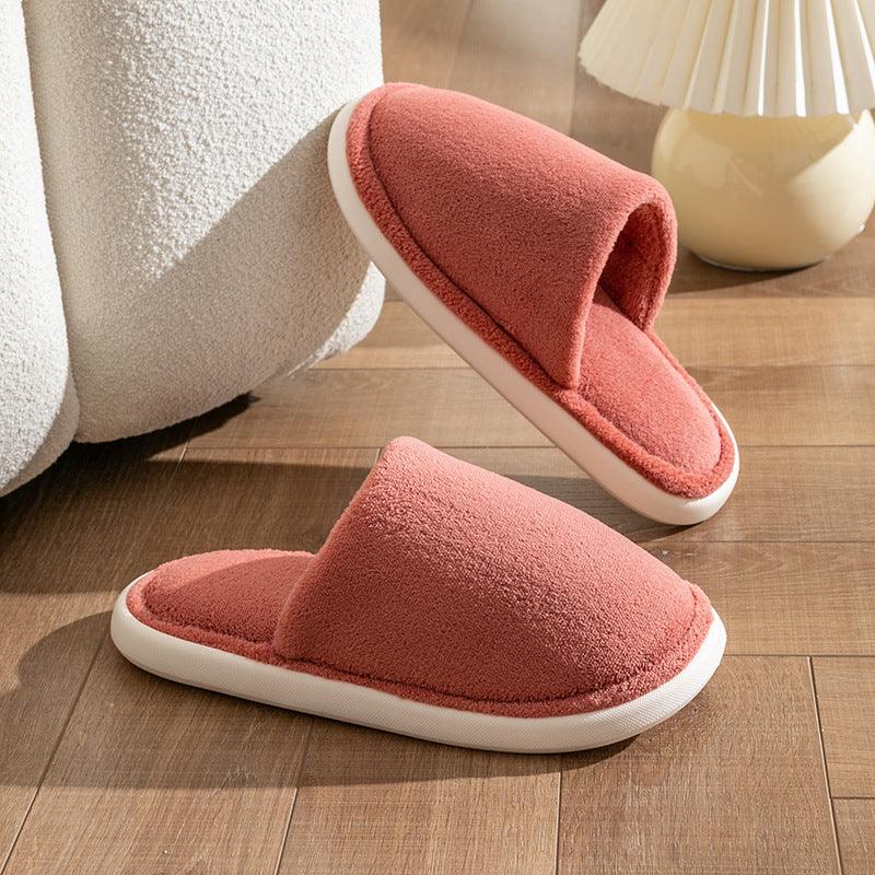 Autumn And Winter Warm Plush House Shoes - AmiraMart