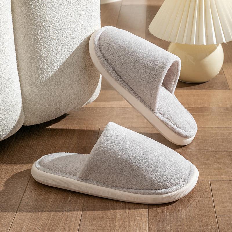 Autumn And Winter Warm Plush House Shoes - AmiraMart