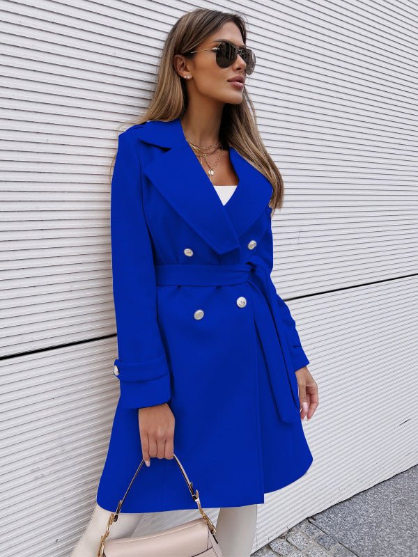 Autumn And Winter Woolen Coat Overcoat Women - AmiraMart