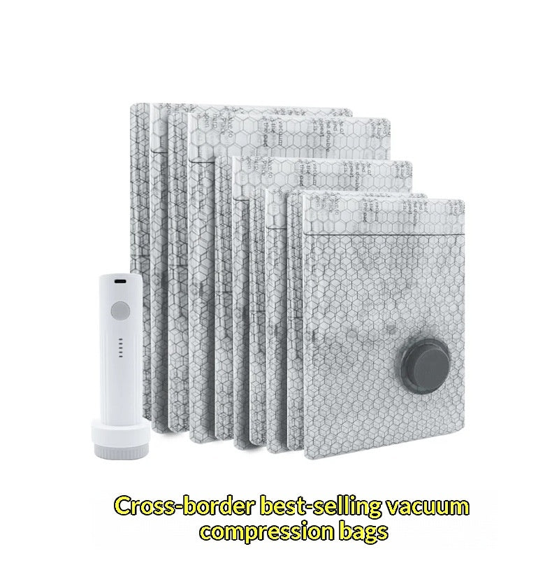 Vacuum Compression Storage Bags Travel Set - AmiraMart