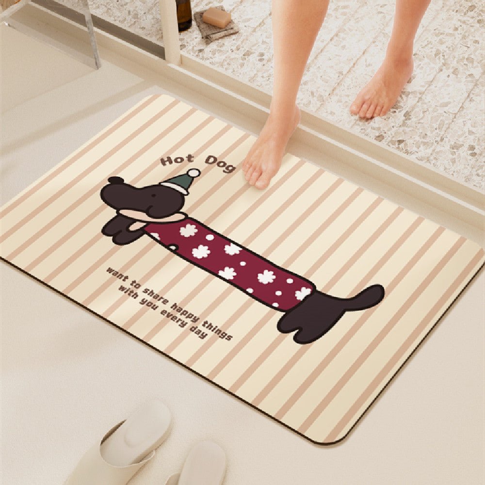 Bathroom Soft Diatomaceous Earth Mat - AmiraMart