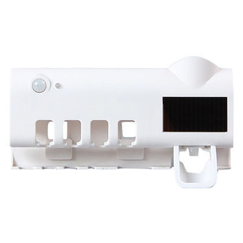 Toothbrush Holder With Toothpaste Dispenser - AmiraMart