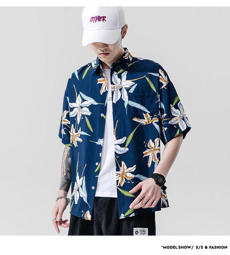 Beach couple casual short sleeve - AmiraMart