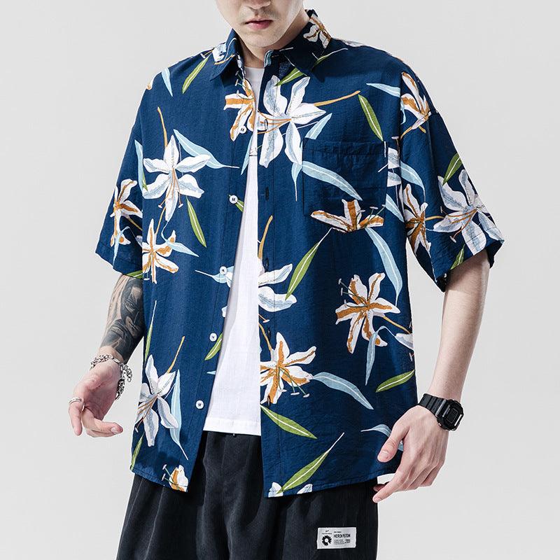 Beach couple casual short sleeve - AmiraMart