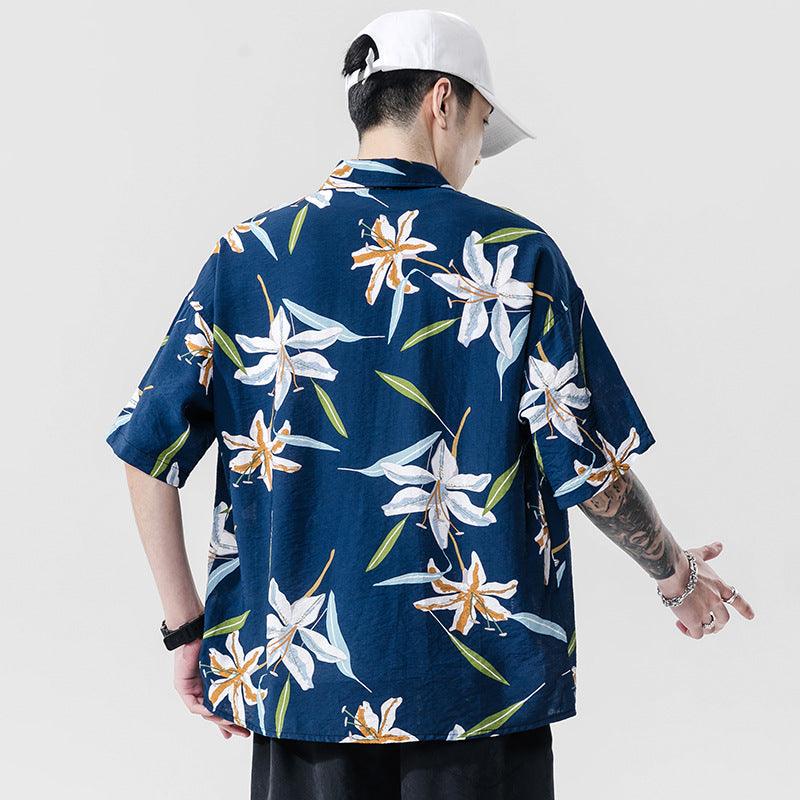 Beach couple casual short sleeve - AmiraMart