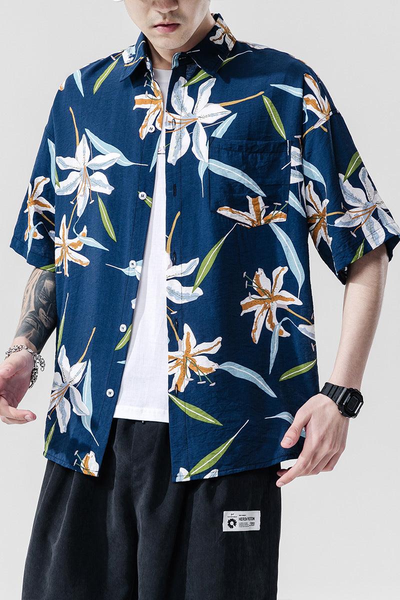 Beach couple casual short sleeve - AmiraMart