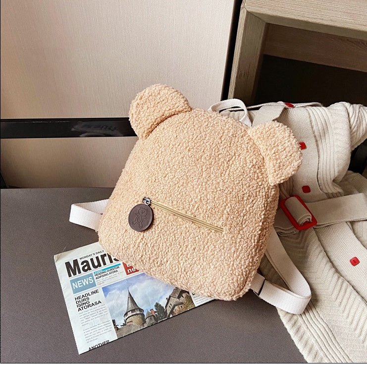 Women's Cute Bear Shaped Shoulder Backpack - AmiraMart