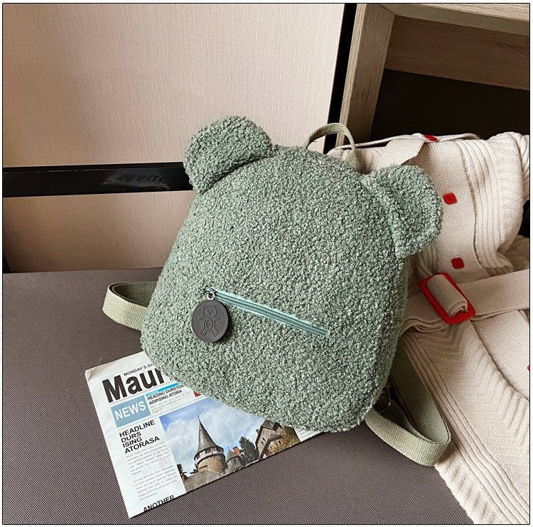 Women's Cute Bear Shaped Shoulder Backpack - AmiraMart
