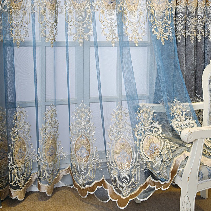 Bedroom Full Blackout Curtains Green New - AmiraMart