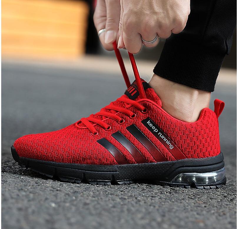 Breathable mesh outdoor men and women running shoes - AmiraMart