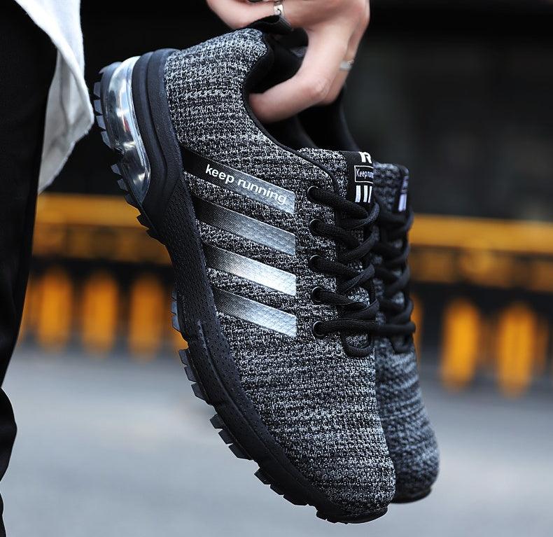 Breathable mesh outdoor men and women running shoes - AmiraMart
