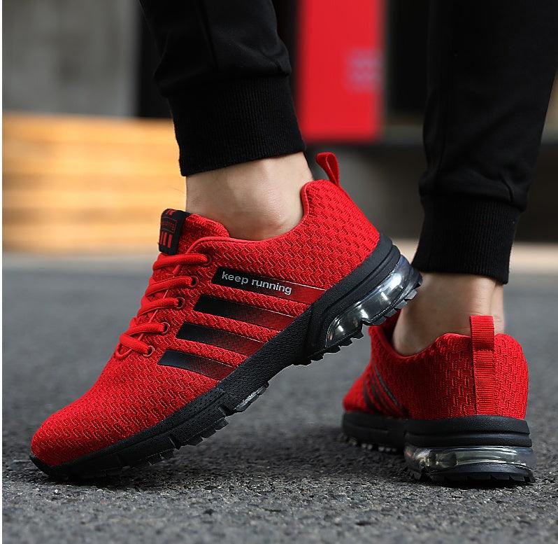 Breathable mesh outdoor men and women running shoes - AmiraMart