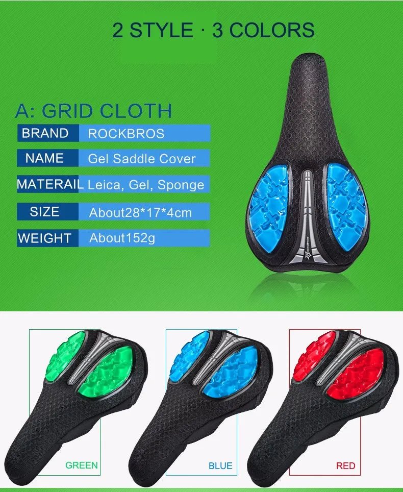 Bicycle Gel Saddle Cover - AmiraMart