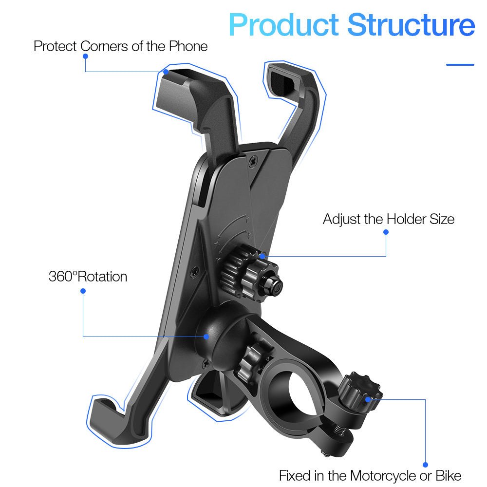 Bicycle navigation mobile phone bracket - AmiraMart