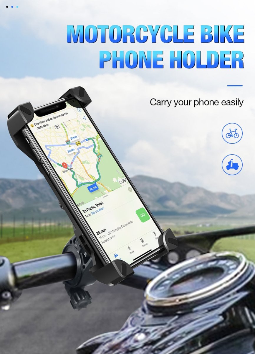 Bicycle navigation mobile phone bracket - AmiraMart
