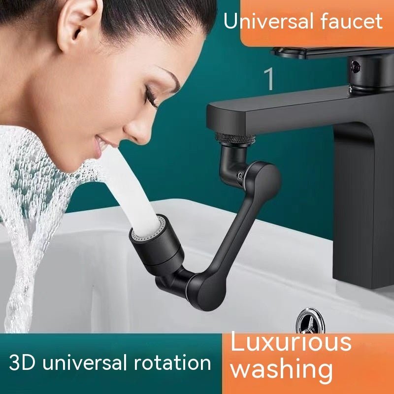 Black Faucet Extender Arm - AmiraMart