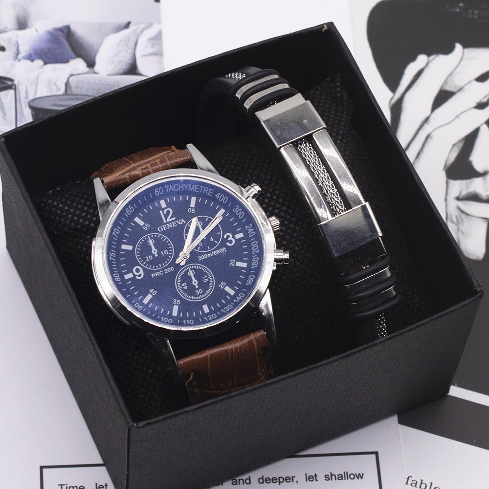Blue Light Glass Wrist Watch - AmiraMart