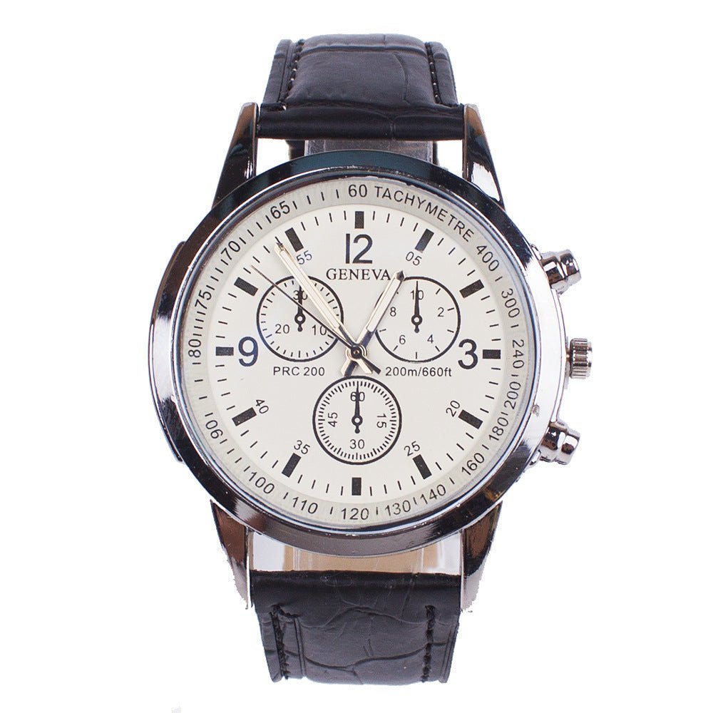 Blue Light Glass Wrist Watch - AmiraMart