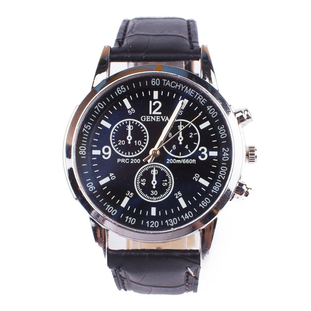 Blue Light Glass Wrist Watch - AmiraMart