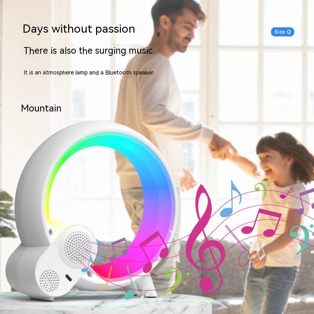 Bluetooth Audio Intelligent Wake - up Q Colorful Atmosphere Light - AmiraMart