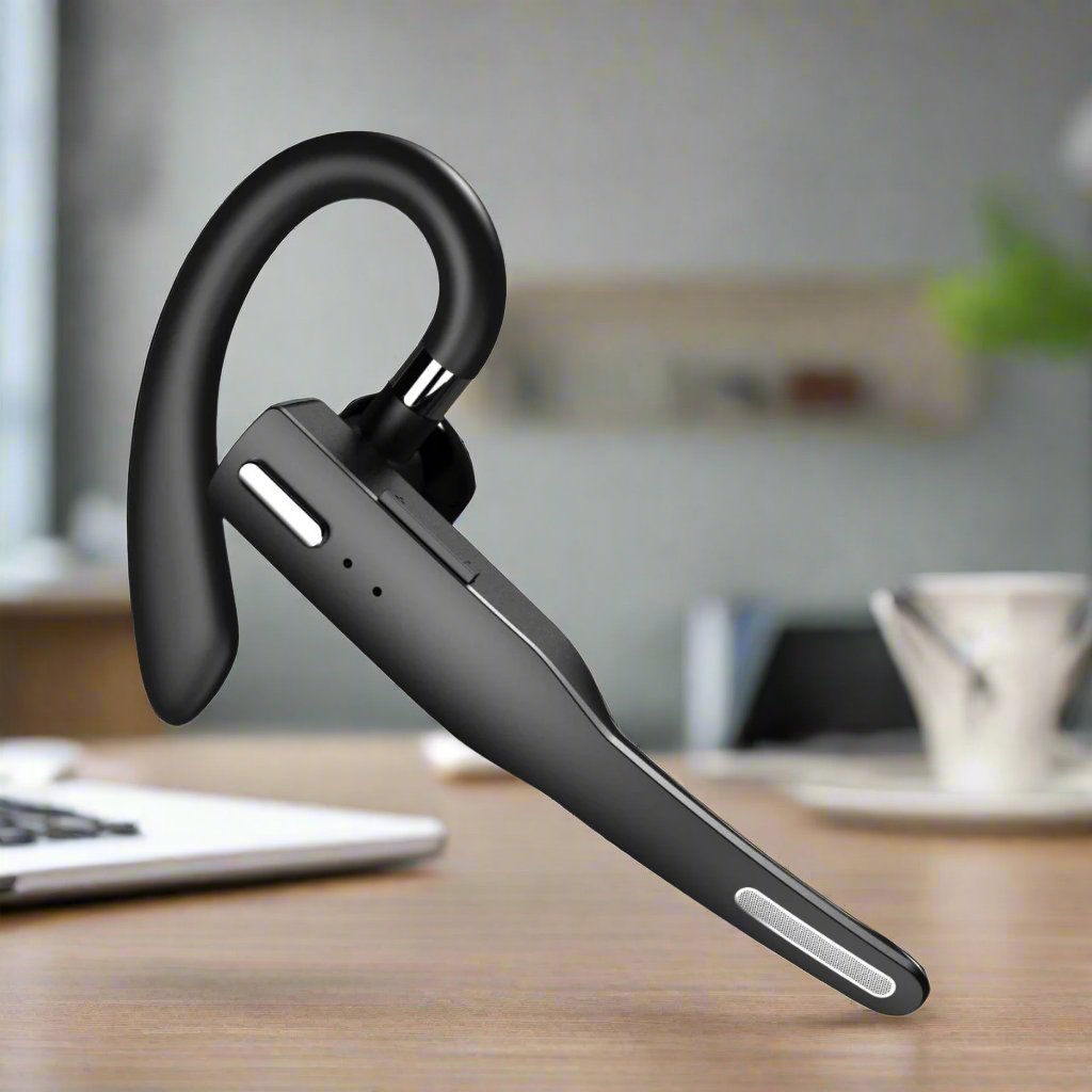 Bluetooth Headset Single Hanging Ear Type Business Model - AmiraMart