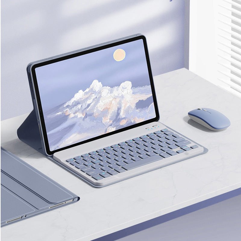 Bluetooth Keyboard Holster Tablet Case - AmiraMart