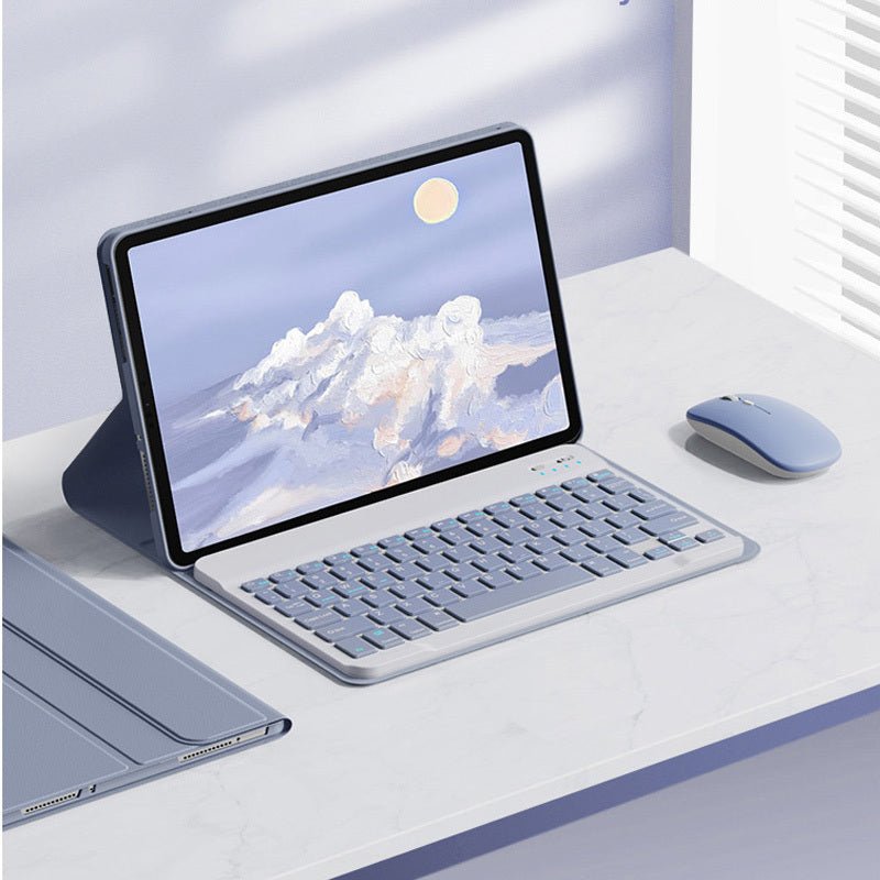 Bluetooth Keyboard Holster Tablet Case - AmiraMart