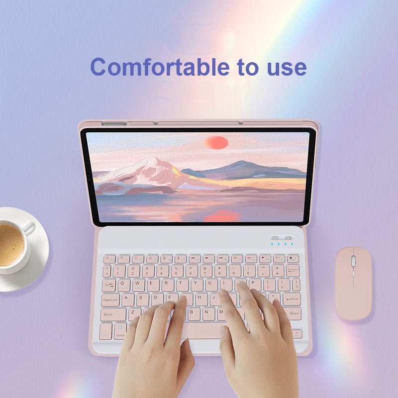Bluetooth Keyboard Holster Tablet Case - AmiraMart