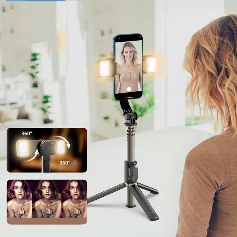Bluetooth Selfie Stick Handheld Stabilizer Single - axis Mobile Phone Bracket - AmiraMart