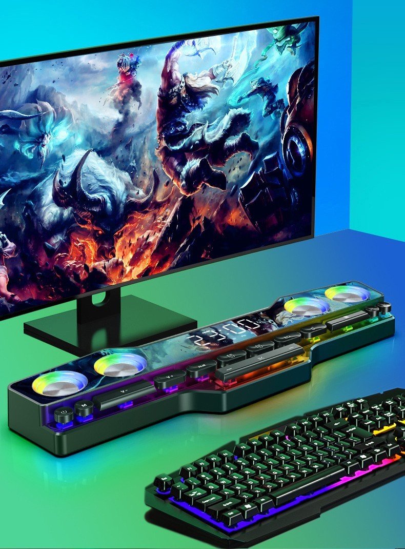 Bluetooth Speaker Home Desktop Gaming Computer Stereo - AmiraMart