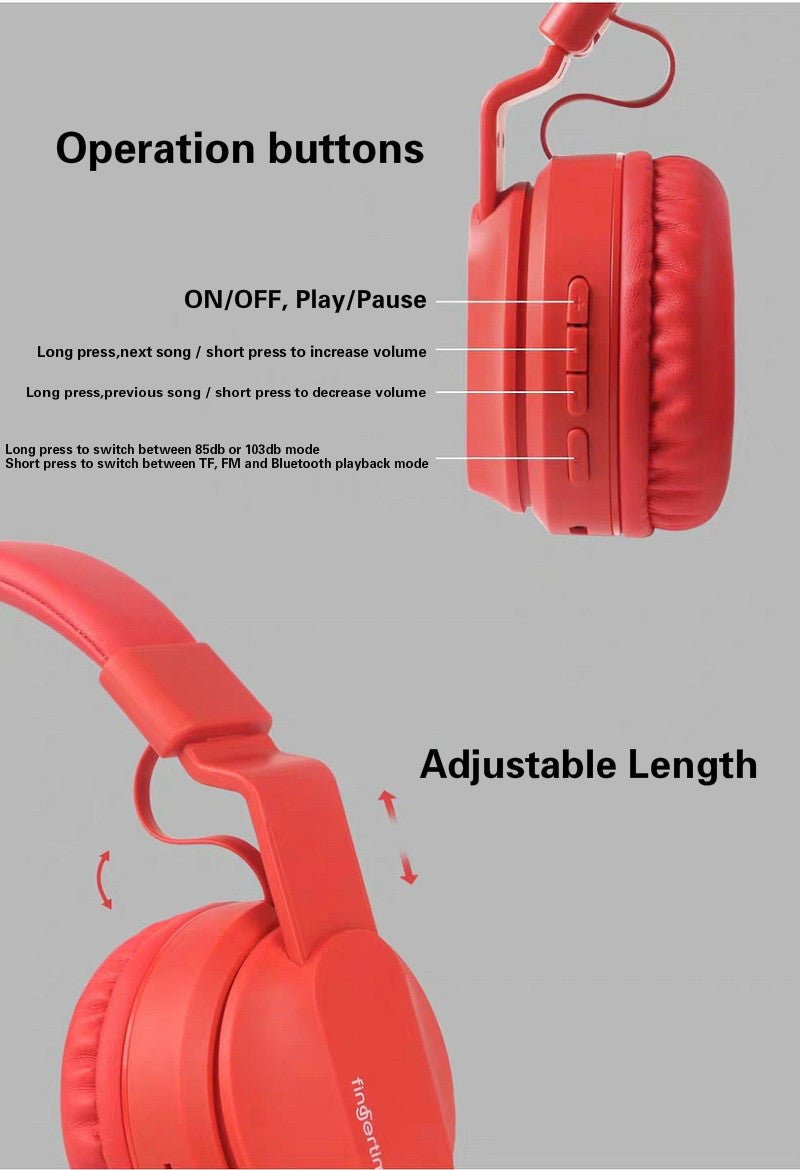 Bluetooth Wireless Internet Class TF Card Plug - in Headset - AmiraMart