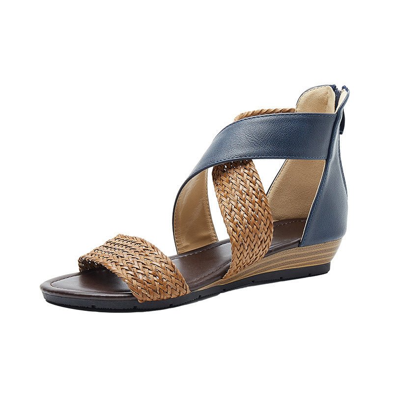 Bohemian Woven Sandals – Vintage & Handcrafted - AmiraMart