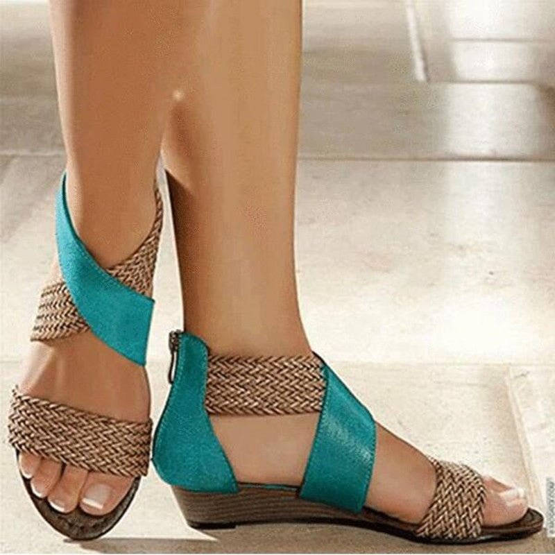 Bohemian Woven Sandals – Vintage & Handcrafted - AmiraMart