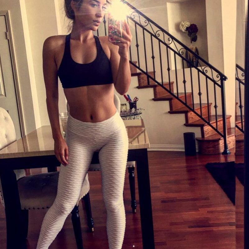 Booty Lifting Anti Cellulite Scrunch Leggings Without Pocket - AmiraMart