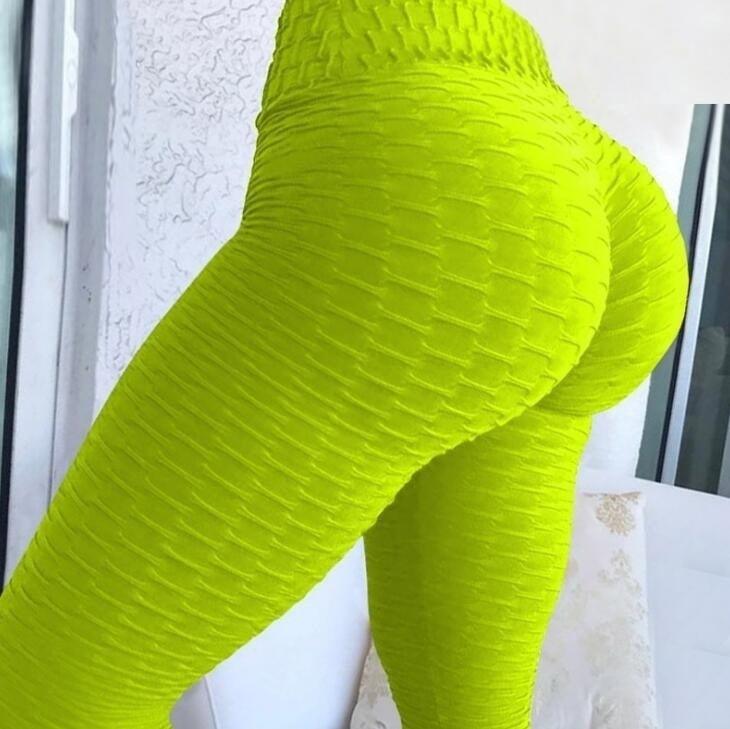 Booty Lifting Anti Cellulite Scrunch Leggings Without Pocket - AmiraMart