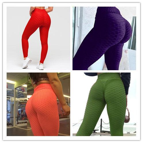 Booty Lifting Anti Cellulite Scrunch Leggings Without Pocket - AmiraMart