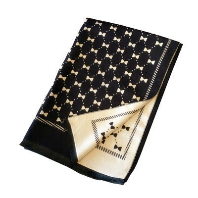 Bow Double - sided Scarf - AmiraMart