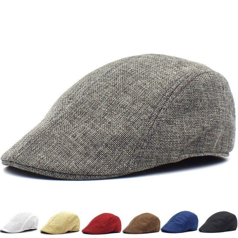 Breathable outdoor retro peaked cap mesh beret - AmiraMart
