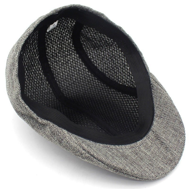 Breathable outdoor retro peaked cap mesh beret - AmiraMart