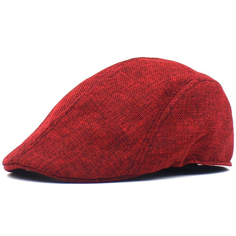Breathable outdoor retro peaked cap mesh beret - AmiraMart