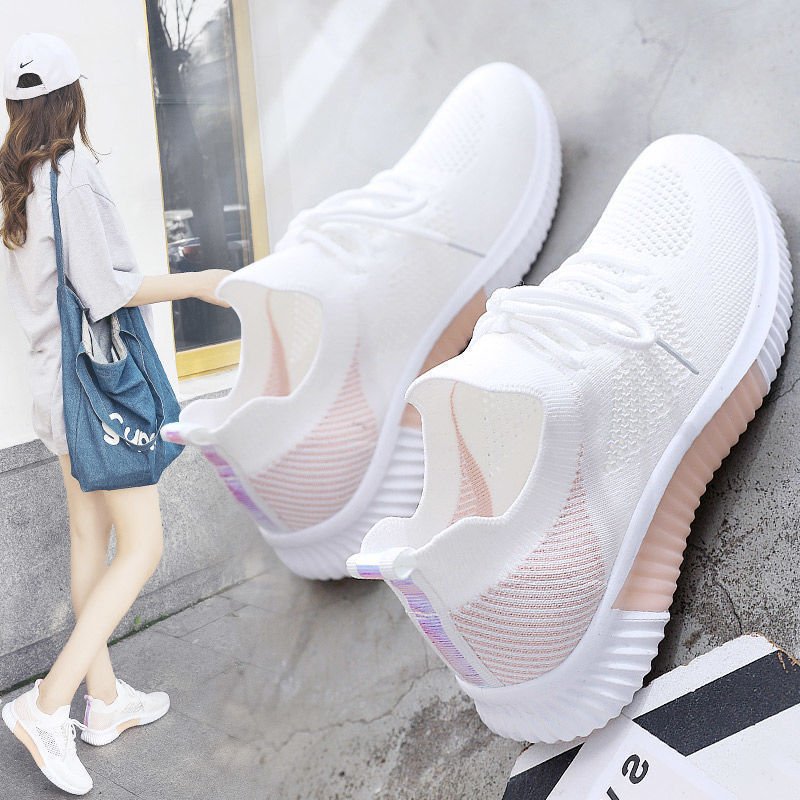 Breathable Sports Shoes Women's Summer New Casual Light Soft - Soled Running Shoes - AmiraMart