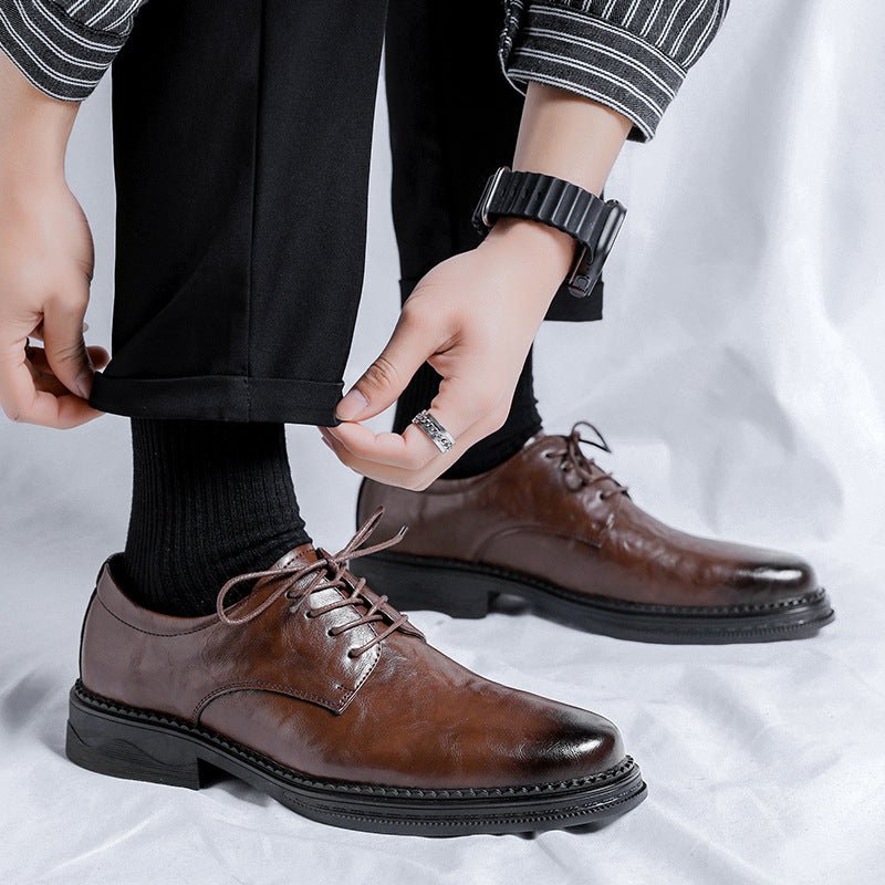 Business Formal Wear Soft Bottom Shoes - AmiraMart